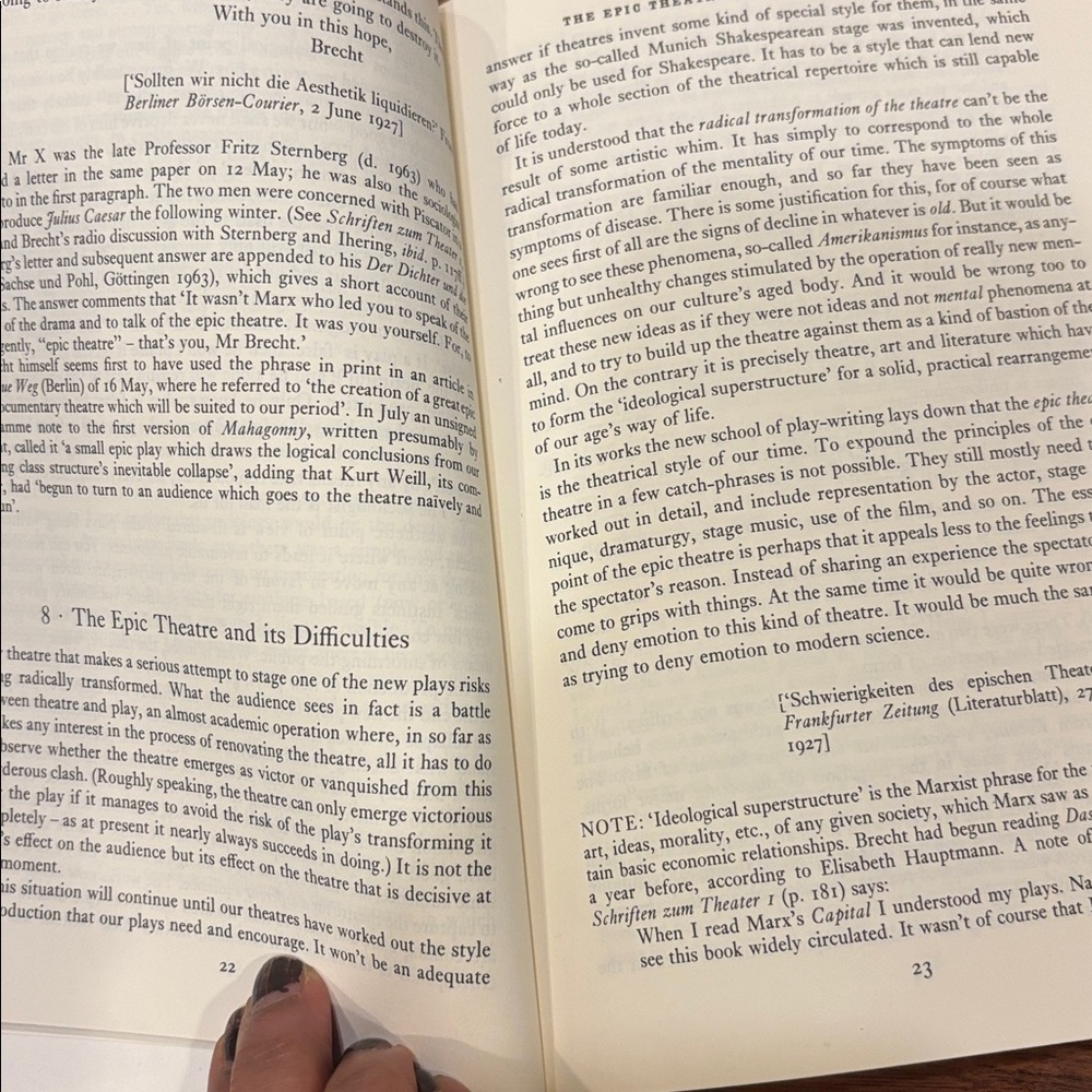 Brecht on Theatre paperback literature critical thinking drama Book - - Picture 6 of 11